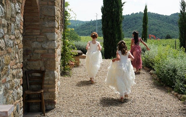 Free download Bridesmaids Chapel Ceremony -  free photo or picture to be edited with GIMP online image editor