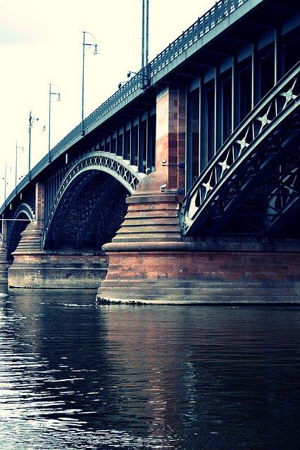 تحميل مجاني Bridge Architecture City - صورة مجانية أو صورة ليتم تحريرها باستخدام محرر الصور عبر الإنترنت GIMP