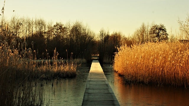 Free download bridge frozen wooden platform free picture to be edited with GIMP free online image editor