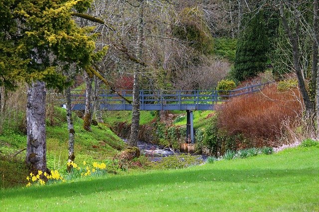 Descărcare gratuită Bridge Landscape Scotland - fotografie sau imagini gratuite pentru a fi editate cu editorul de imagini online GIMP