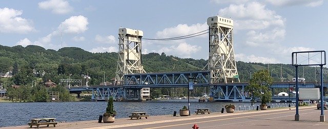 Download grátis Bridge Michigan - foto ou imagem grátis para ser editada com o editor de imagens online GIMP