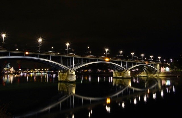 Free download Bridge Mirroring Water -  free photo or picture to be edited with GIMP online image editor