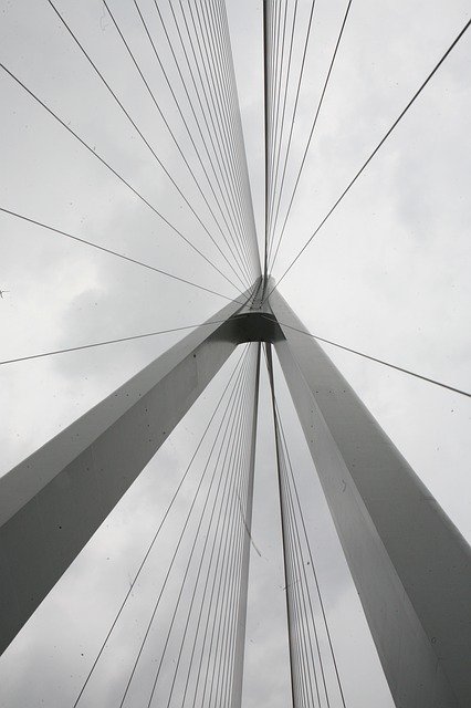 Безкоштовно завантажте Bridge Overcast Concrete - безкоштовне фото або зображення для редагування за допомогою онлайн-редактора зображень GIMP