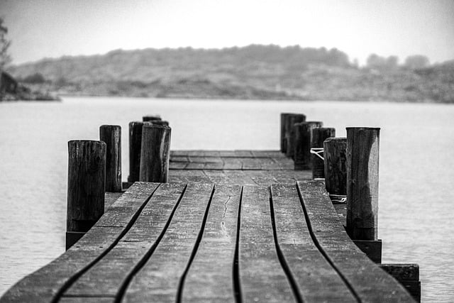 Free download bridge pier sea landscape free picture to be edited with GIMP free online image editor