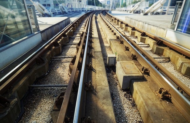 Free download bridge railways metal grit tramway free picture to be edited with GIMP free online image editor