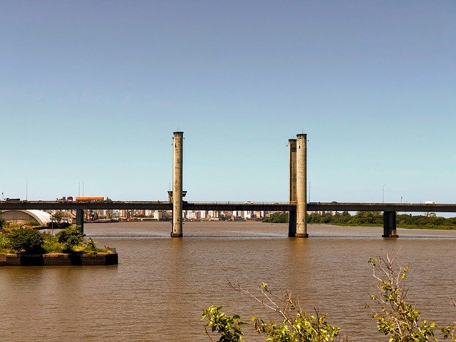 Template Photo Bridge Rio Guaíba Porto -  for OffiDocs