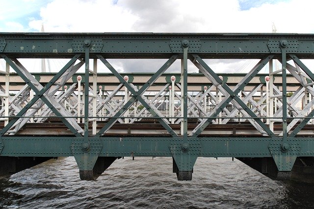 Baixe grátis Bridge River London - foto ou imagem grátis para ser editada com o editor de imagens online GIMP