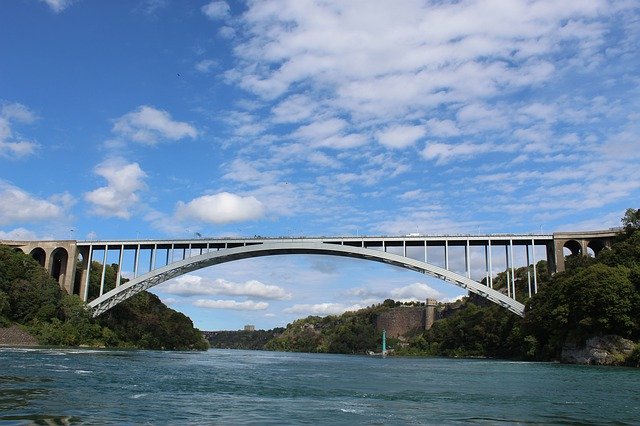 Kostenloser Download Bridge River Niagara - kostenloses Foto oder Bild zur Bearbeitung mit GIMP Online-Bildbearbeitung