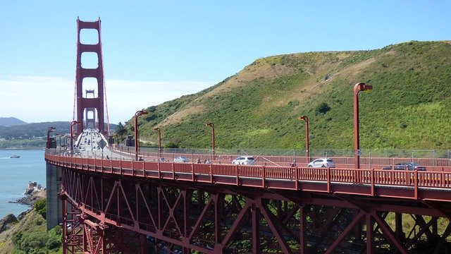 Bezpłatne pobieranie Bridge San Francisco Golden Gate - bezpłatne zdjęcie lub obraz do edycji za pomocą internetowego edytora obrazów GIMP