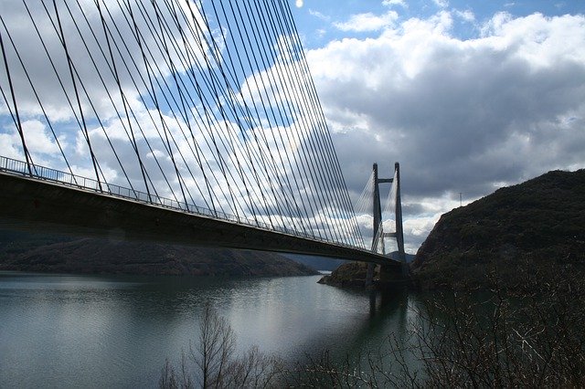 تنزيل مجاني Bridge Sky Nature - صورة مجانية أو صورة ليتم تحريرها باستخدام محرر الصور عبر الإنترنت GIMP