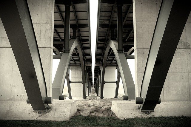 Free download Bridge Steel Structure -  free photo or picture to be edited with GIMP online image editor