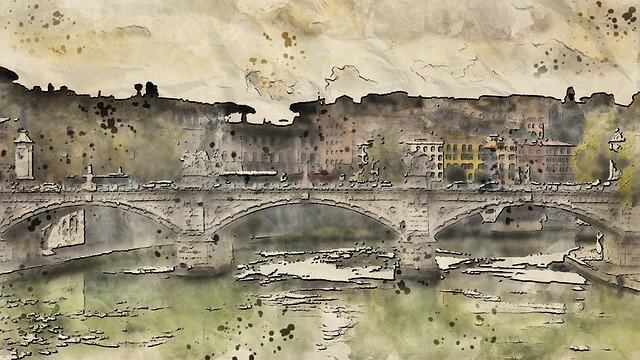 Free download Bridge Stone Old -  free illustration to be edited with GIMP free online image editor