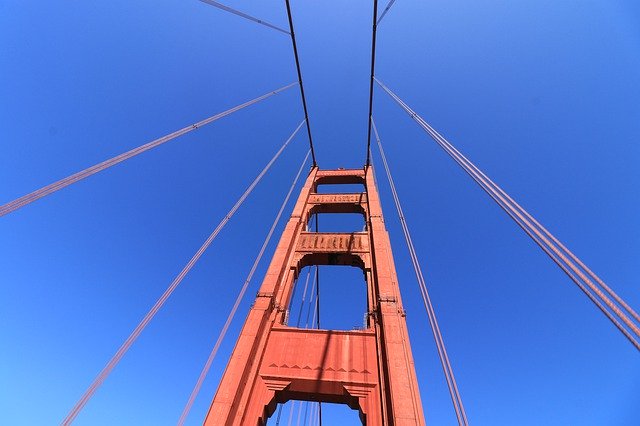 Unduh gratis Bridge Usa Architecture - foto atau gambar gratis untuk diedit dengan editor gambar online GIMP