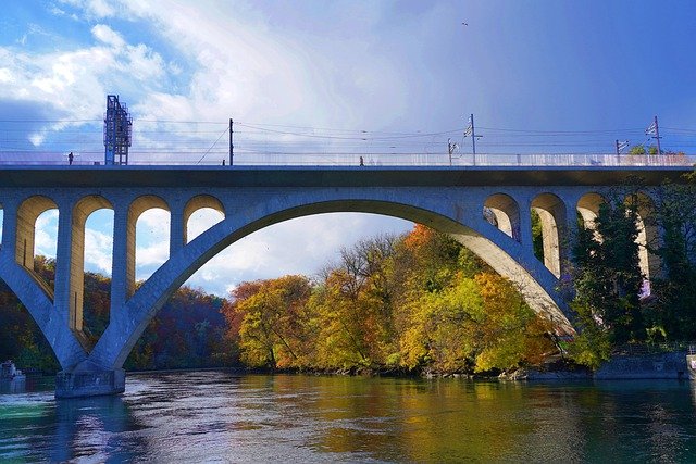 Free download bridge viaduct junction ark rhone free picture to be edited with GIMP free online image editor
