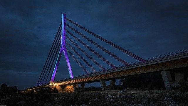 Free picture Bridge Wesel Architecture Lower -  to be edited by GIMP free image editor by OffiDocs