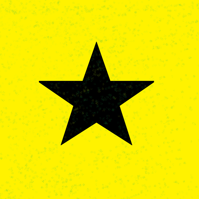 Free download Bright Colors Black Star Design -  free illustration to be edited with GIMP free online image editor