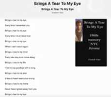 Free download Brings A Tear To My Eye free photo or picture to be edited with GIMP online image editor