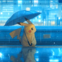 Bring the charm of Pikachu to life with this rainy train station  screen for extension Chrome web store in OffiDocs Chromium