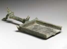 Free download Bronze batillum (incense shovel) free photo or picture to be edited with GIMP online image editor