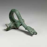 Free download Bronze handle of an oinochoe (jug) free photo or picture to be edited with GIMP online image editor