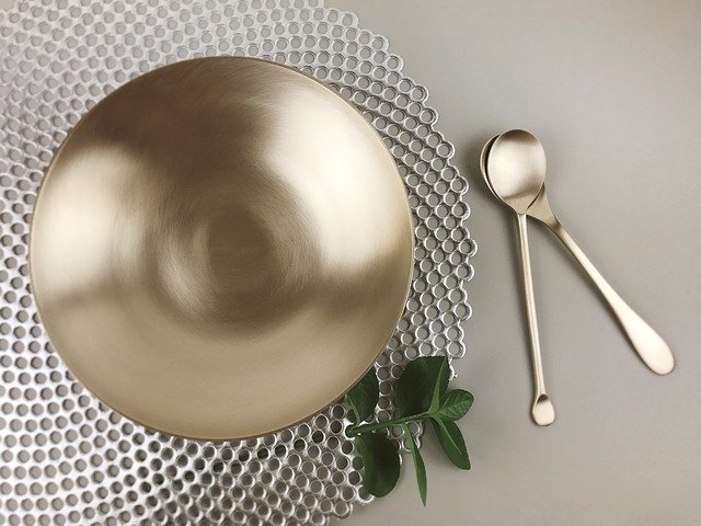 Free download Bronze Pasta Bowl Tableware -  free photo or picture to be edited with GIMP online image editor