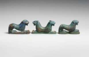 Free download Bronze statuette of a double-headed lion free photo or picture to be edited with GIMP online image editor