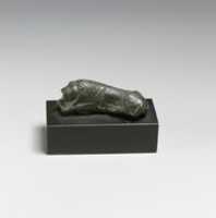 Free download Bronze statuette of a recumbent lion free photo or picture to be edited with GIMP online image editor