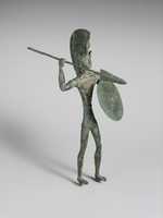 Free download Bronze statuette of a warrior free photo or picture to be edited with GIMP online image editor
