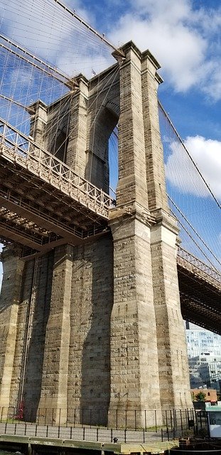 Free download Brooklyn Bridge Dumbo Nyc -  free photo or picture to be edited with GIMP online image editor