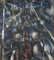 Free download Brooklyn Bridge ( Joseph Stella, 1919 1920) free photo or picture to be edited with GIMP online image editor