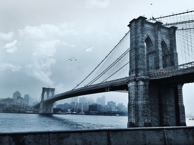 Free download Brooklyn Bridge New York Uban -  free photo or picture to be edited with GIMP online image editor