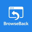 BrowseBack  screen for extension Chrome web store in OffiDocs Chromium