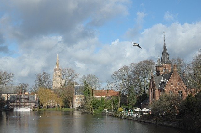 Free download Bruges Belgium Lake -  free photo or picture to be edited with GIMP online image editor