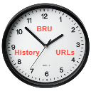 BRU History URL  screen for extension Chrome web store in OffiDocs Chromium