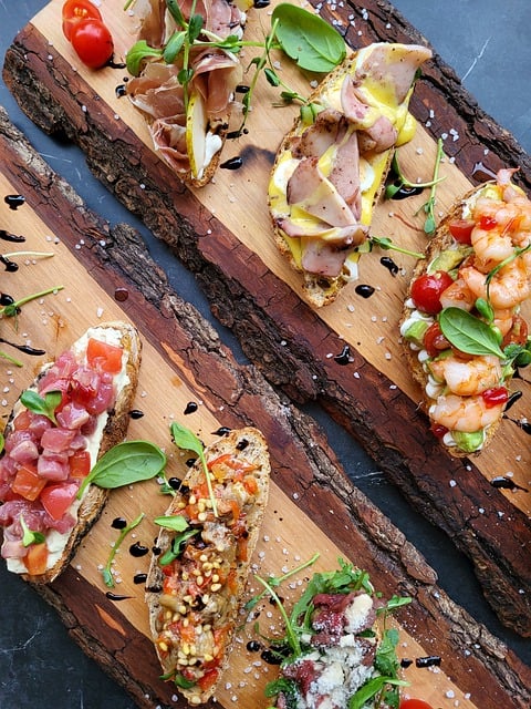 Free download bruschetta a restaurant food dish free picture to be edited with GIMP free online image editor