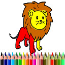 BTS LION COLORING BOOK  screen for extension Chrome web store in OffiDocs Chromium
