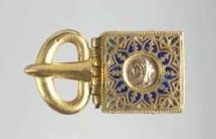 Free download Buckle with Embossed Head in Profile free photo or picture to be edited with GIMP online image editor