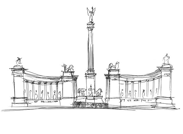 Free download Budapest Heroes  Square Statue -  free illustration to be edited with GIMP free online image editor