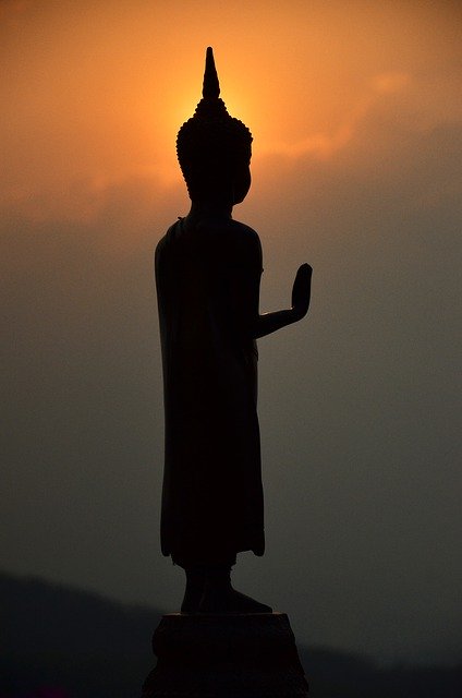 Free download Budda Siluate Temple -  free photo or picture to be edited with GIMP online image editor