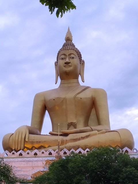 Unduh gratis Patung Buddha Mengukur Budaya - foto atau gambar gratis untuk diedit dengan editor gambar online GIMP