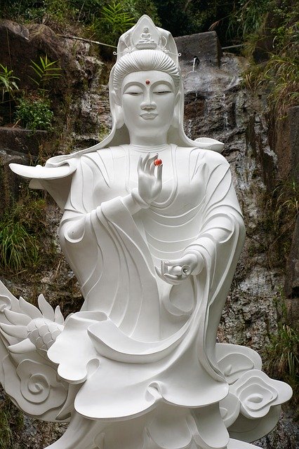 Free download Buddha Statue White -  free photo or picture to be edited with GIMP online image editor