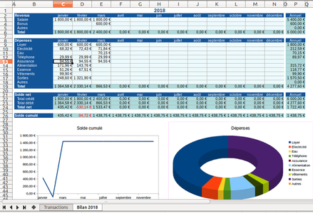 Téléchargement gratuit du modèle DOC, XLS ou PPT de Budget finances à éditer gratuitement avec LibreOffice en ligne ou OpenOffice Desktop en ligne