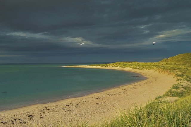 무료 다운로드 Budle Bay Northumberland - 무료 사진 또는 김프 온라인 이미지 편집기로 편집할 수 있는 사진