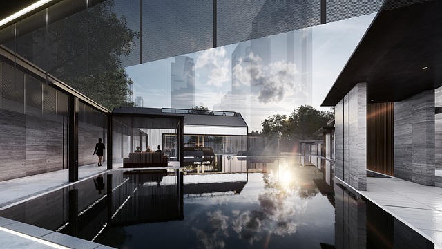 Free download building architecture 3d rendering free picture to be edited with GIMP free online image editor