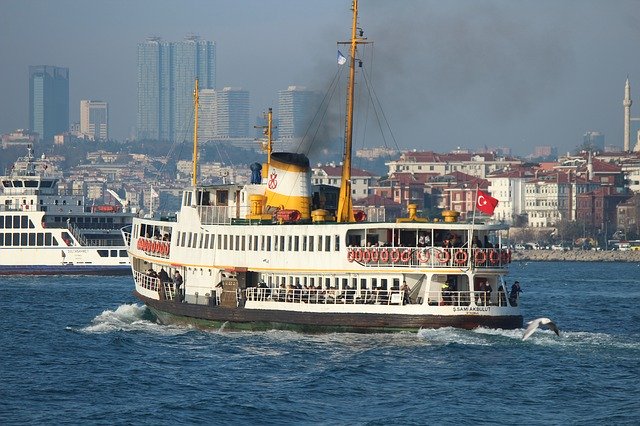 Free download Buildings Istanbul Ship -  free photo or picture to be edited with GIMP online image editor