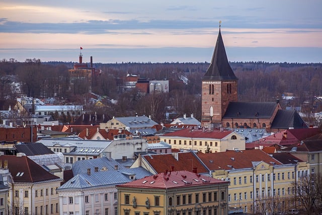 Free download buildings roofs city center estonia free picture to be edited with GIMP free online image editor