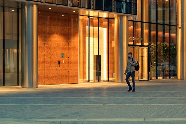 Free download building street man walking free picture to be edited with GIMP free online image editor