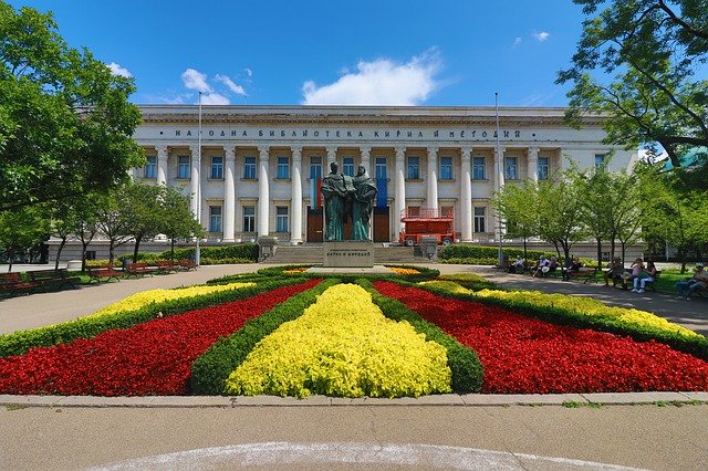 دانلود رایگان گل کتابخانه بلغارستان - عکس یا تصویر رایگان برای ویرایش با ویرایشگر تصویر آنلاین GIMP