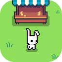 Bunny Market Game Explore a magical island as an adventurous bunny!  screen for extension Chrome web store in OffiDocs Chromium