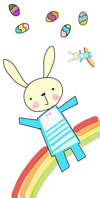 Free download Bunny Rabbit Easter Egg -  free illustration to be edited with GIMP free online image editor